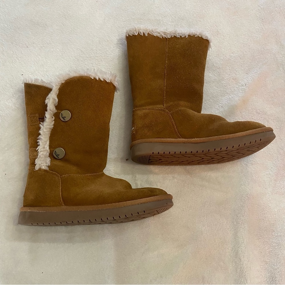 Koolaburra by UGG Kids Suede Button Tall Boots Kinslei